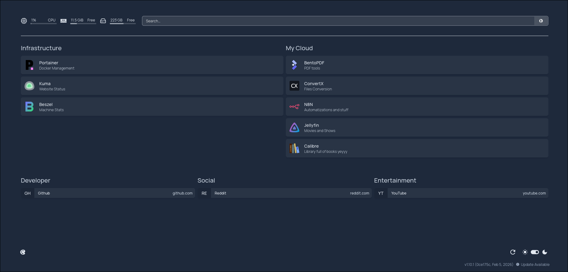 Self-Hosted Infrastructure (Betel's Playground)